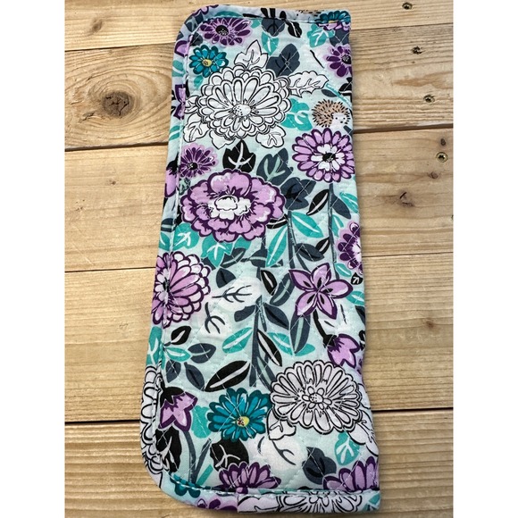 Vera Bradley Quilted curing flat iron Pouch Floral Print case travel - Picture 2 of 3